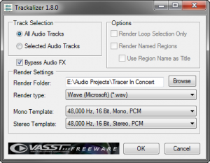 VASST free Trackalizer screenshot