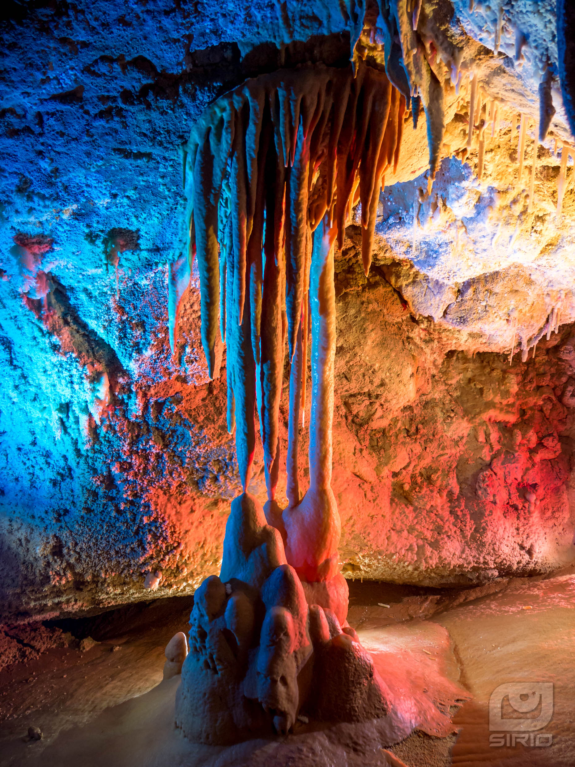 Stalactite and stalagmite