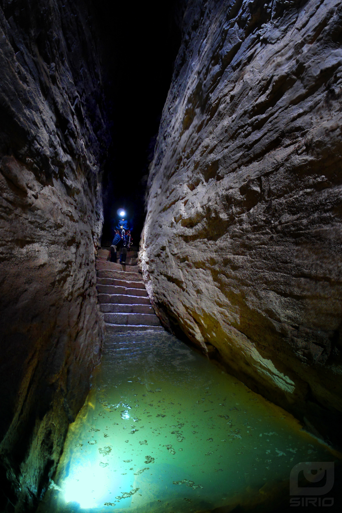 Stairs in a Pre-historical cave