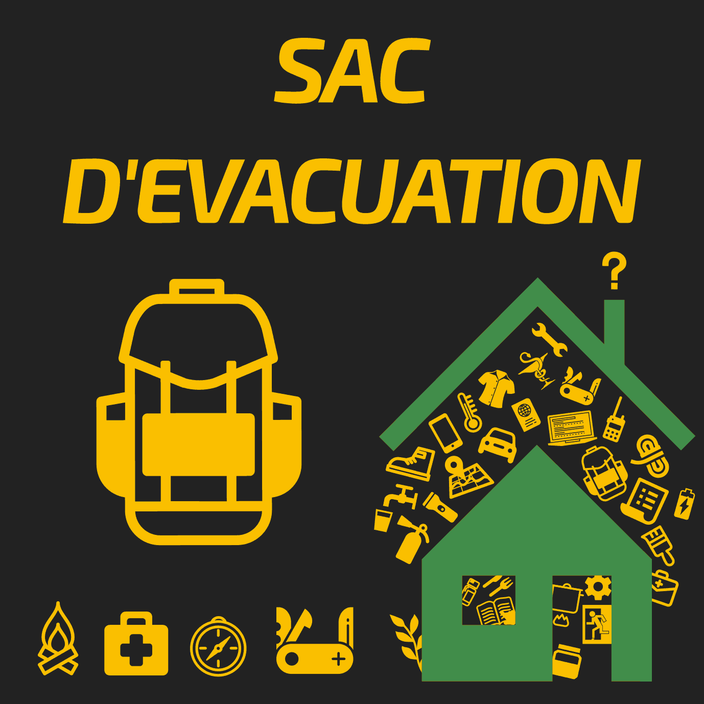 PrepperSirius - Sac d'évacuation - Logo